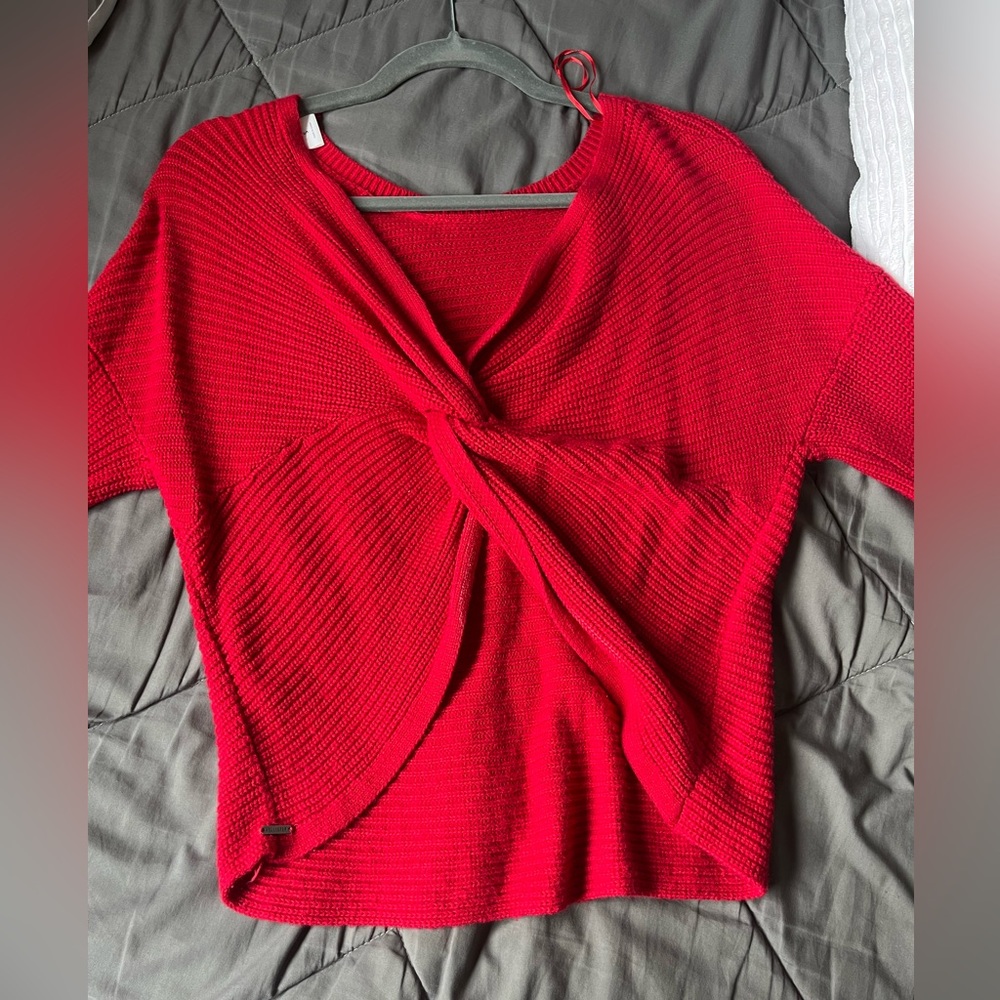 Red Sweater from Hollister